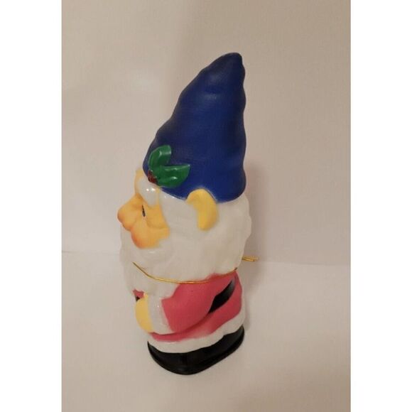 Holiday Time 11" Light Up Tabletop GNOME Blow Mold, New with Tags NWT - Picture 4 of 9